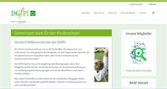 Desktop Screenshot of dgfpi.de