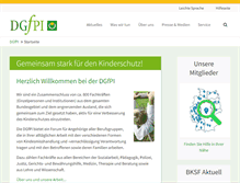 Tablet Screenshot of dgfpi.de